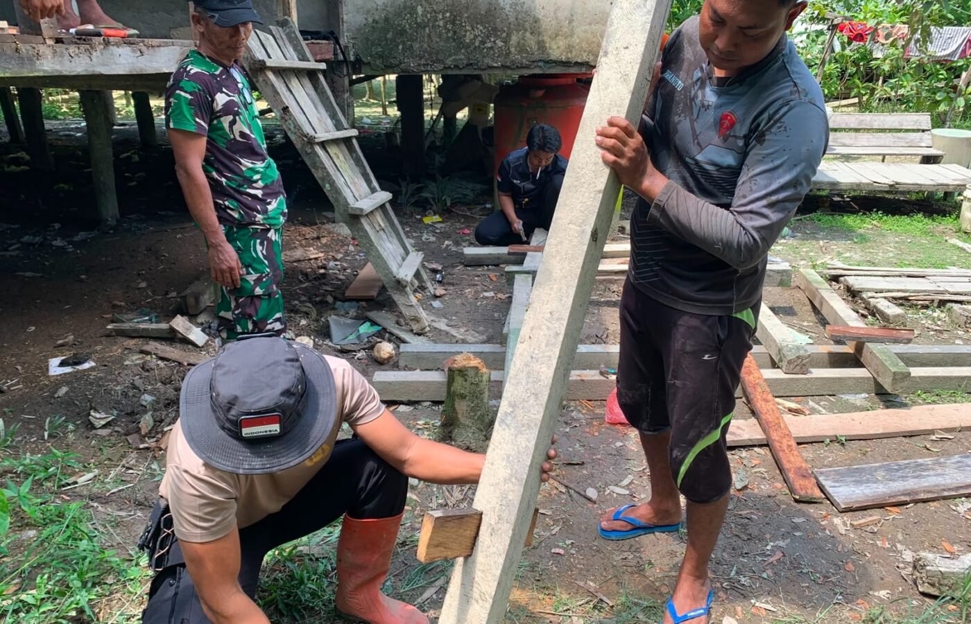 TMMD Kodim 1206/Putussibau: Harapan Baru untuk Keluarga Dedi Dores