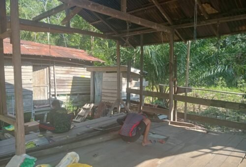 Satgas TMMD Mulai Bangun Rumah Layak Huni untuk Ibu Marsiana di Ulak Pauk