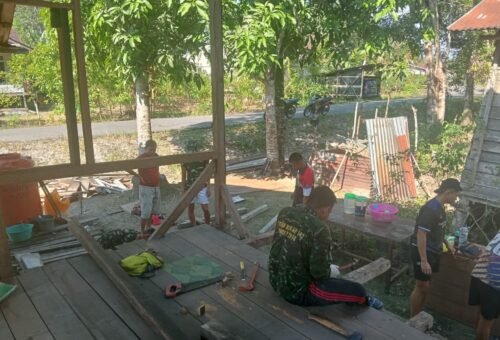 Pelaksanaan Pembangunan Rumah Layak Huni untuk Ibu Marsiana di Ulak Pauk