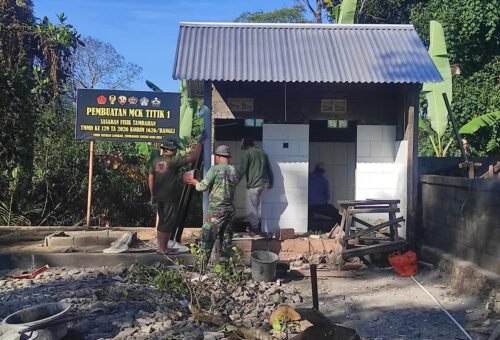 Pembangunan MCK TMMD Ke-129 di Bangli Tetap Utamakan Kualitas