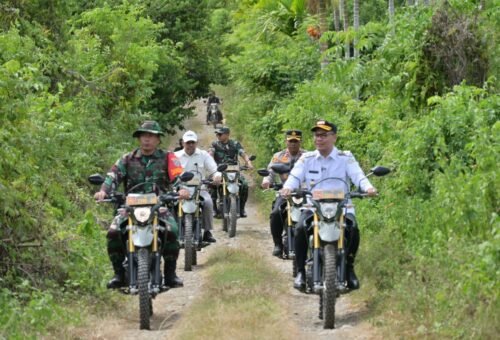 Evaluasi Proyek TMMD Ke-129 di Lhok Panah oleh Dandim 0102/Pidie dan Waaster Kasdam IM