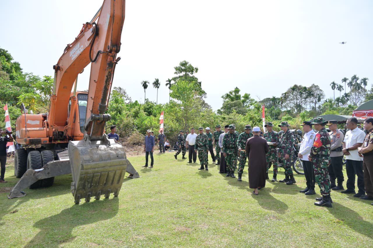 TMMD Ke-129 Kodim 0102/Pidie Dorong Pembangunan Ekonomi Melalui Infrastruktur