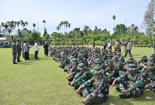 Ritual Peusijuek Sambut TMMD Ke-129 Kodim 0102/Pidie, Serukan Doa untuk Keselamatan