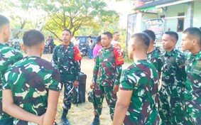 Semangat Bersama: Satgas TMMD 129 Bojonegoro Rayakan Turnamen Voli Antar Dusun