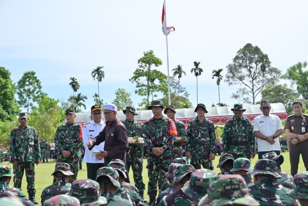 Pelaksanaan TMMD Ke-129 Kodim 0102/Pidie Dimeriahkan Tradisi Peusijuek