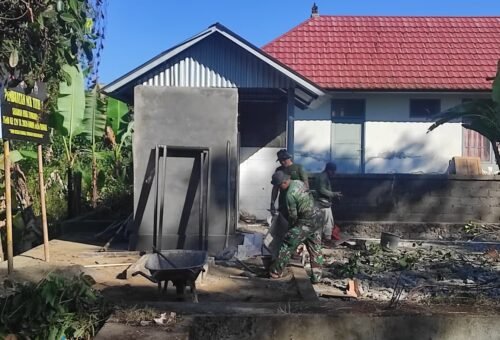 Pembangunan Fasilitas Sanitasi TMMD Ke-129 Menuju Penyelesaian, Warga Bersiap Manfaatkan