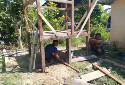 Kolaborasi TNI dan Masyarakat dalam Pembangunan Fasilitas MCK Masjid Al-Hidayah