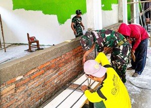 TMMD 129 Bojonegoro: Membangun Harapan Melalui Rehabilitasi Sekolah