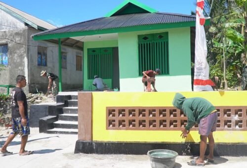 Progres Akhir Renovasi RTLH Bapak Hardi di Pulau Dua