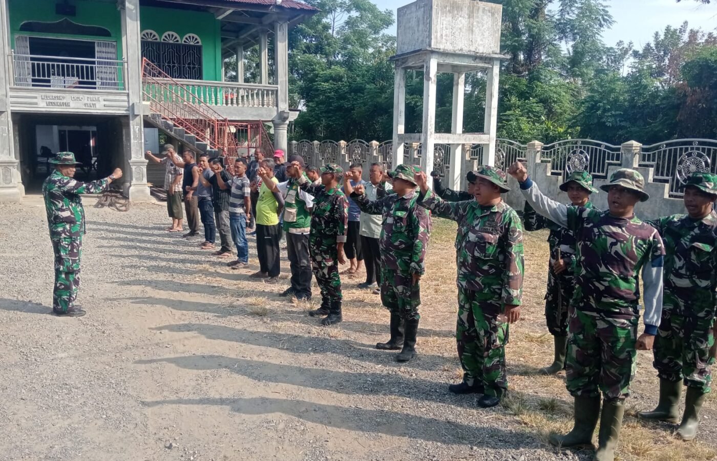 Rapat Pagi Satgas TMMD Ke-129 Kodim 0102/Pidie untuk Peningkatan Kinerja dan Sinergi