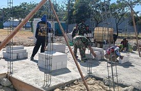 Transformasi Luar Biasa! TMMD 129 Bojonegoro Ciptakan Rest Area dan Pusat Ekonomi Baru di Kesongo