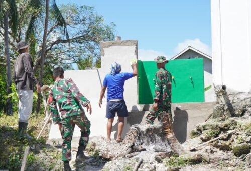 Proyek Penyediaan Air Bersih di Desa Umbele Lama Dikebut Tim TMMD