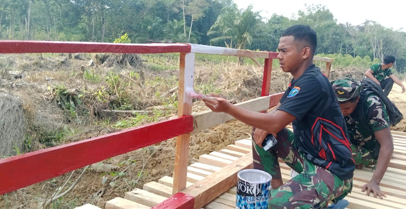 Cat Pagar Jembatan TMMD: Kombinasi Estetika dan Perlindungan