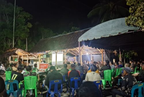 Kodim 0102/Pidie Rayakan Final Piala Dunia 2026 dengan Nobar Bersama Masyarakat
