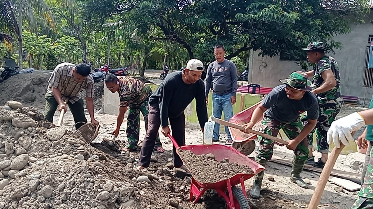 Sinergi Satgas TMMD dan Masyarakat dalam Mewujudkan Rumah Layak Huni
