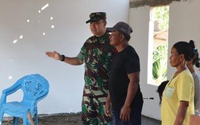 Kunjungan Letkol Dedy Dwi Wijayanto untuk Memantau Proyek Renovasi di Kesongo