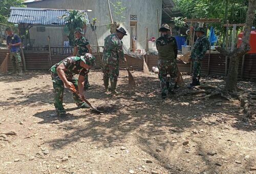Keterlibatan Masyarakat dalam TMMD Ke-129 Kodim 0102/Pidie: Membersihkan Jalan Menuju Pembangunan MCK dan Sumur Bor