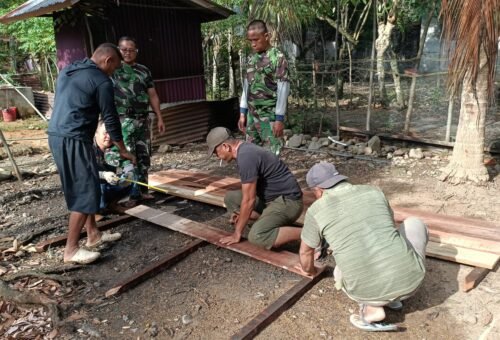 Kolam Lele untuk Pangan: Inisiatif Satgas TMMD Ke-129 Kodim 0102/Pidie