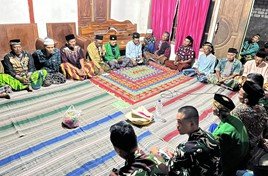Satgas TMMD 129 Bojonegoro Gelar Tahlilan Bersama Masyarakat