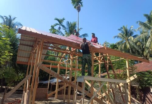 Kebahagiaan Muhammad Amin Saat Rumah Impiannya Hampir Selesai Berkat Program TMMD