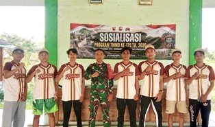 Kesongo Optimalkan Kebersamaan Lewat Turnamen Voli TMMD 129