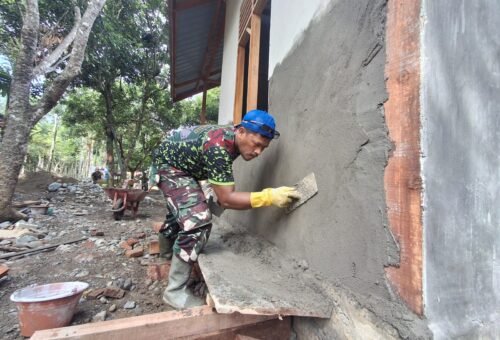 Sertu Ramadhan, Pengabdian Sepenuh Hati dalam Satgas TMMD