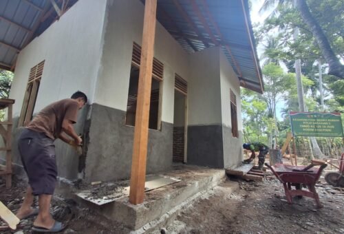 Kebanggaan Sertu Ramadhan dalam TMMD: Membangun Hunian Layak di Desa Lhok Panah