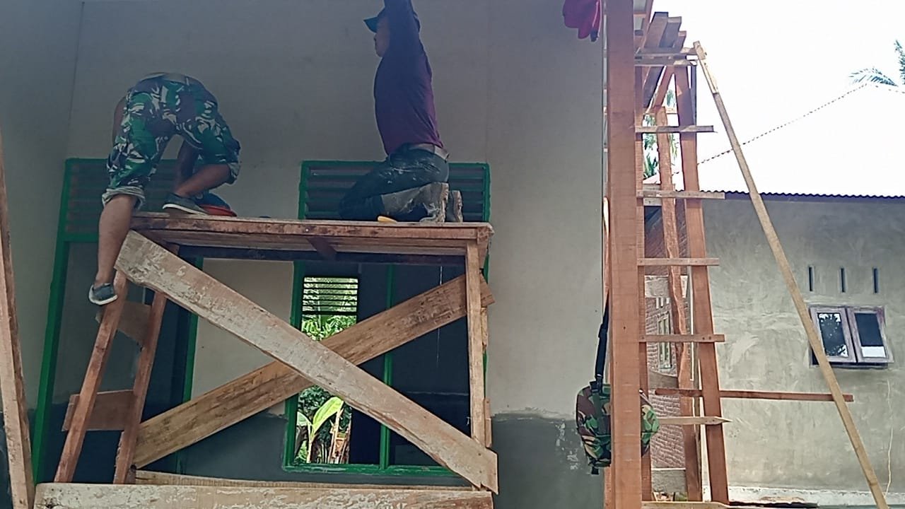 Semangat Satgas TMMD Ke-129 Kodim 0102/Pidie dalam Mewujudkan Impian Rabumah Amin