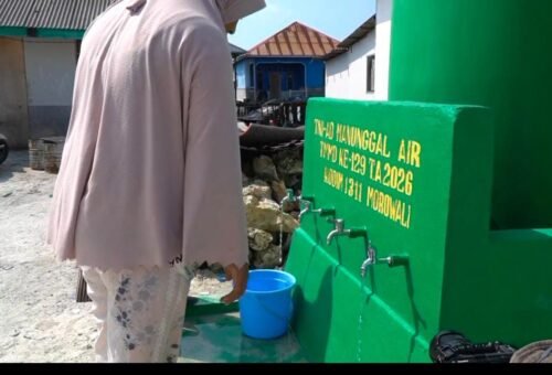Desa Umbele Lama Kini Miliki Akses Air Bersih Berkat TMMD
