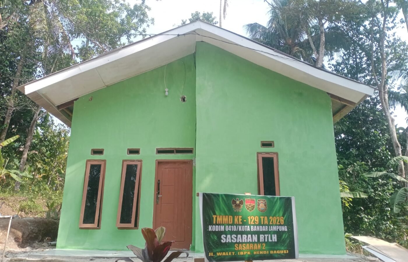 Mempercepat Pembangunan, Satgas TMMD Ke-129 Kodim 0410/KBL Genjot Sasaran Fisik di Pinang Jaya