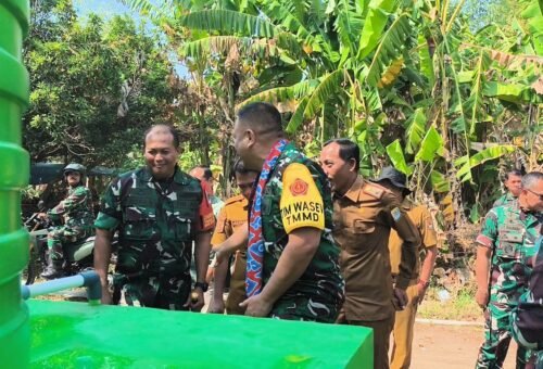 Tinjauan Brigjen TNI Yohanes Toar Pioh terhadap TMMD ke-129 di Cirebon
