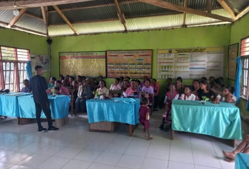 Upaya Penurunan Stunting, TMMD dan Dinas Kesehatan Adakan Penyuluhan di Malaka