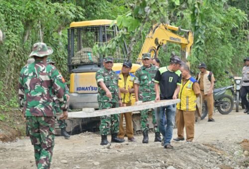 Pengawasan TMMD Ke-129 Kodim 0102/Pidie oleh Tim Wasev