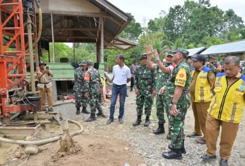 Kunjungan Tim Wasev untuk Evaluasi TMMD Ke-129 Kodim 0102/Pidie