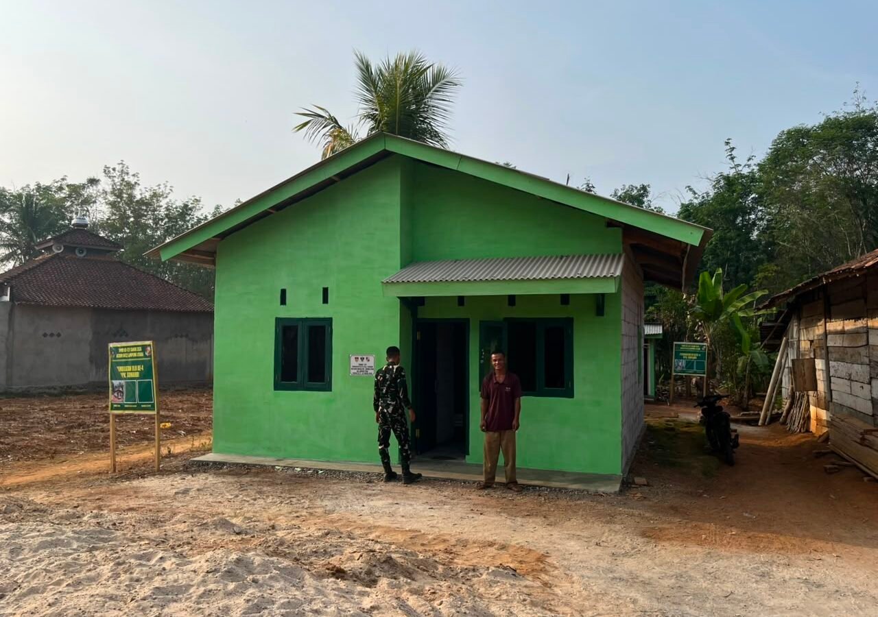 Keajaiban di Dusun Kandau: Transformasi Rumah Bapak Suwardi Berkat TMMD
