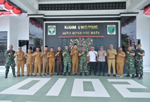Kedatangan Tim Wasev TMMD Ke-129 Disambut Hangat di Pidie