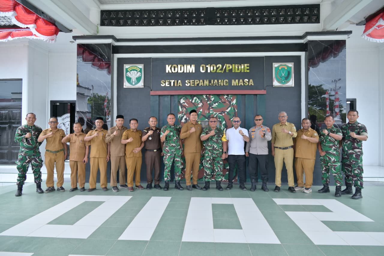 Kedatangan Tim Wasev TMMD Ke-129 Disambut Hangat di Pidie