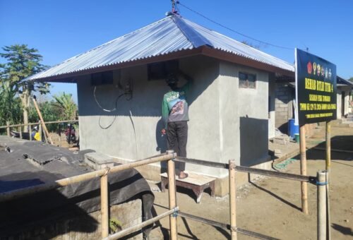 Transformasi Plafon Rumah di TMMD Ke-129 Bangli untuk Kenyamanan Warga