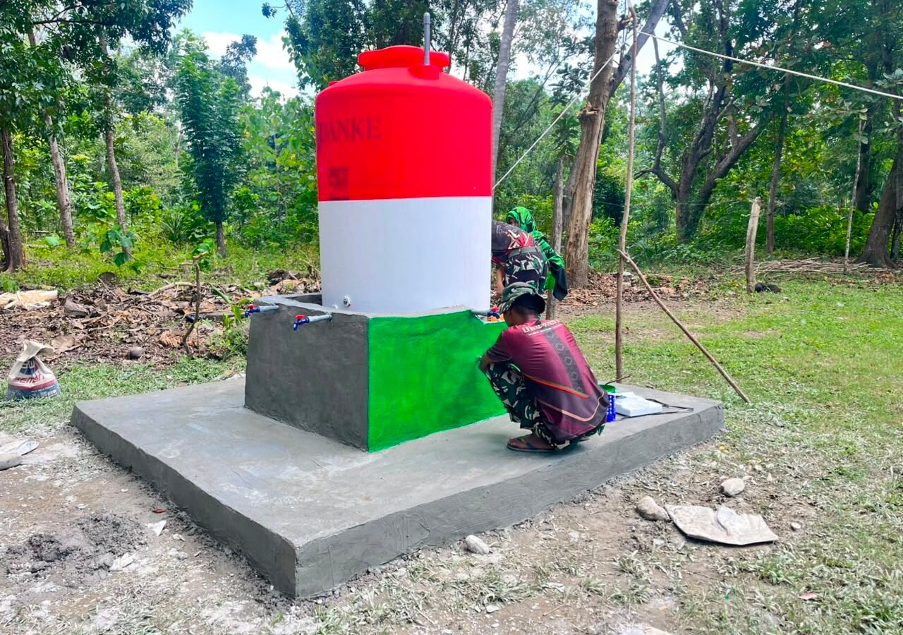 TNI AD Rampungkan Pembuatan 5 Sumur Bor dalam TMMD 129 Kodim Belu