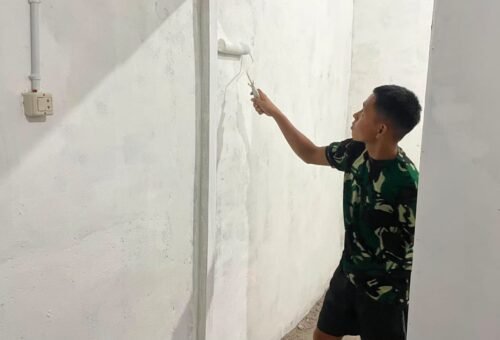 Pembangunan Kamar Mandi RTLH dari Satgas TMMD Kodim 0413/Bangka untuk Kehidupan Sehat