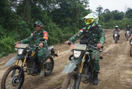 Pemantauan Progres TMMD ke-129, Dansatgas Kodim 1206/Putussibau Tinjau Lokasi Pembangunan