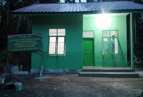 Transformasi Rumah Umar Amin di Lhok Panah Melalui TMMD ke-129