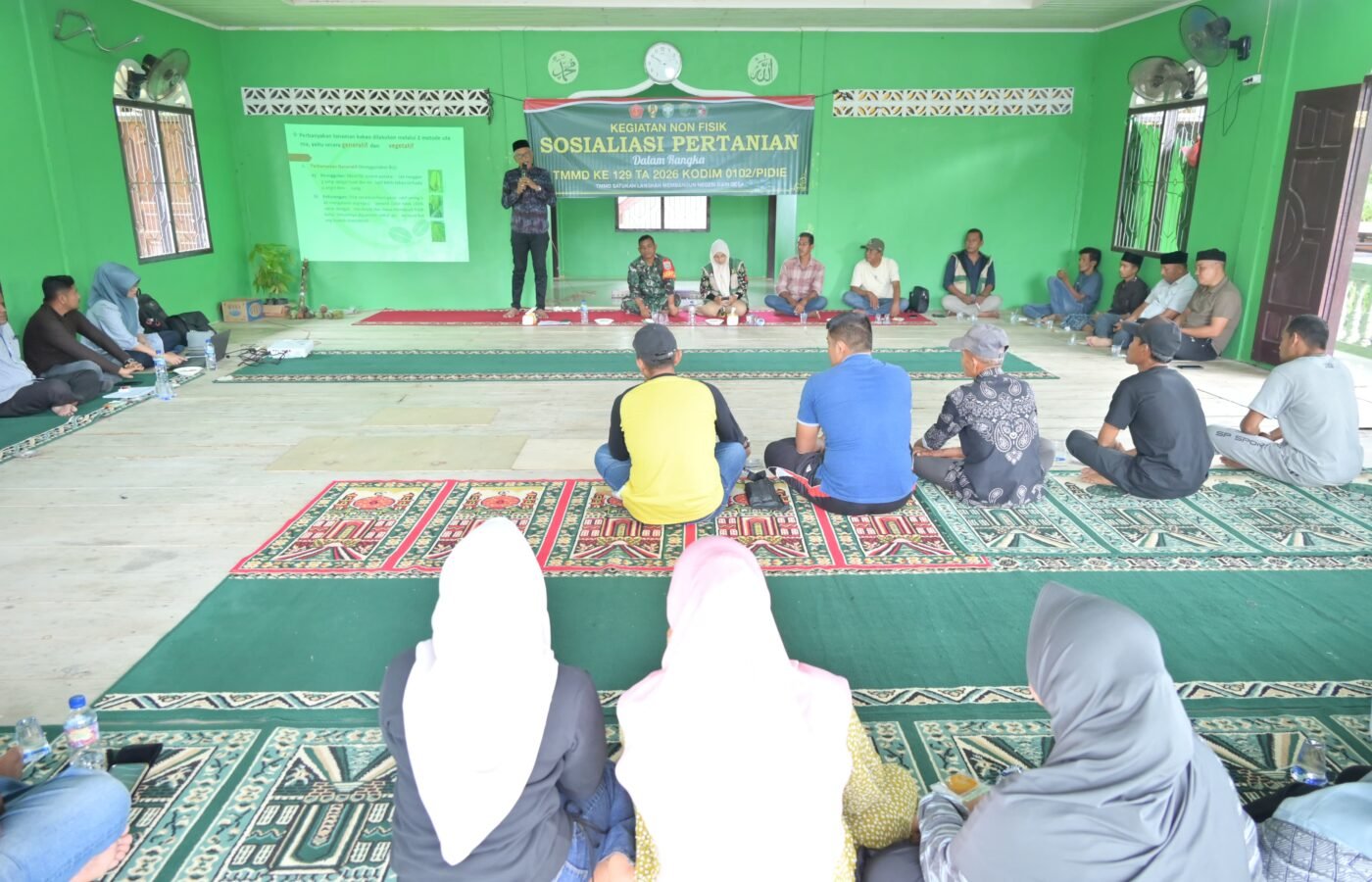 Pemberdayaan Petani Melalui TMMD Ke-129 di Pidie