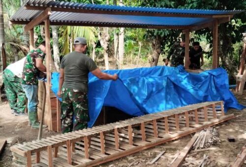 Membangun Kemandirian Ekonomi Melalui TMMD ke-129, Kolam Lele dan Kandang Ayam Petelur di Pidie
