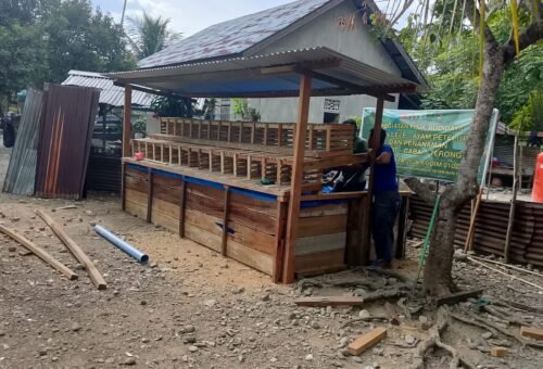 Satgas TMMD ke-129 Selesaikan Kandang Ayam dan Kolam Ikan untuk Pangan Mandiri