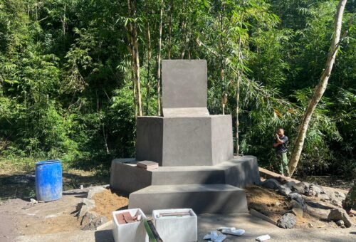 H-2 Penutupan TMMD ke-129, Pembangunan Tugu Prasasti Hampir Rampung