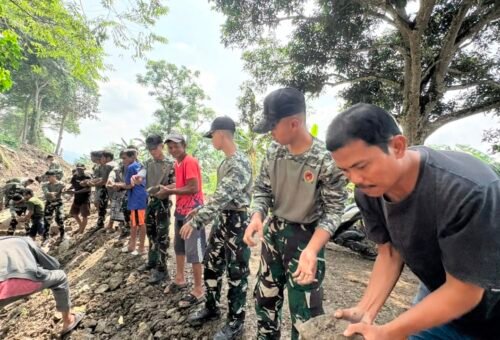 Semangat Gotong Royong Dorong Percepatan Proyek TMMD 129