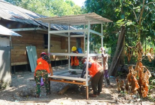 Proyek TMMD Ke-129: Pembangunan Rumah MCK Demi Kesehatan Masyarakat Desa Bandaraya
