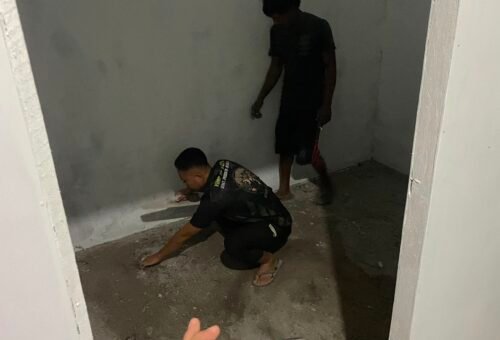 Persiapan Pemasangan Lantai: Satgas TMMD Siapkan Rumah Pak Ardiansyah
