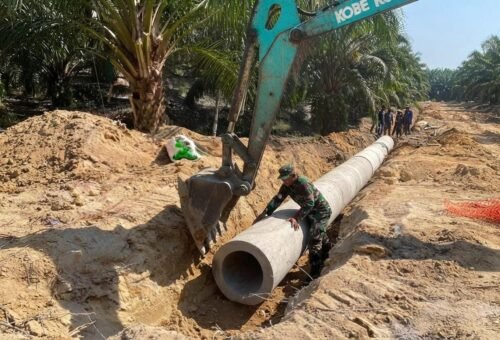 Kerja Sama TNI dan Masyarakat, Proyek Gorong-Gorong TMMD 129 Kodim 0413/Bangka Dikejar